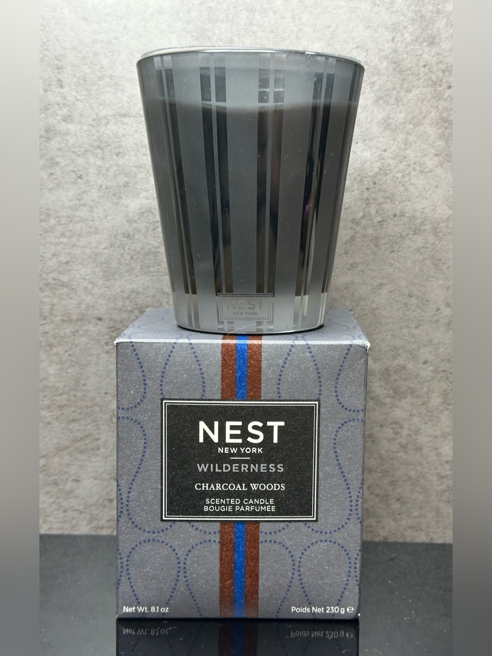 NEST New York Wilderness Charcoal Woods 8.1 oz Scented Candle New in Box